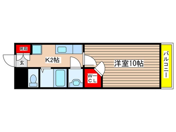 シティ－ライフ原の物件間取画像